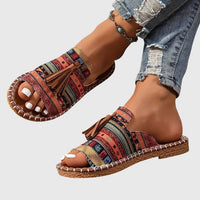 Nina Tassel Slide Orthopedic Sandals