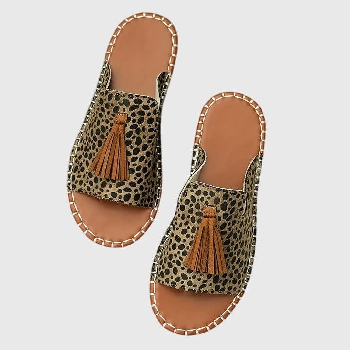 Nina Tassel Slide Orthopedic Sandals