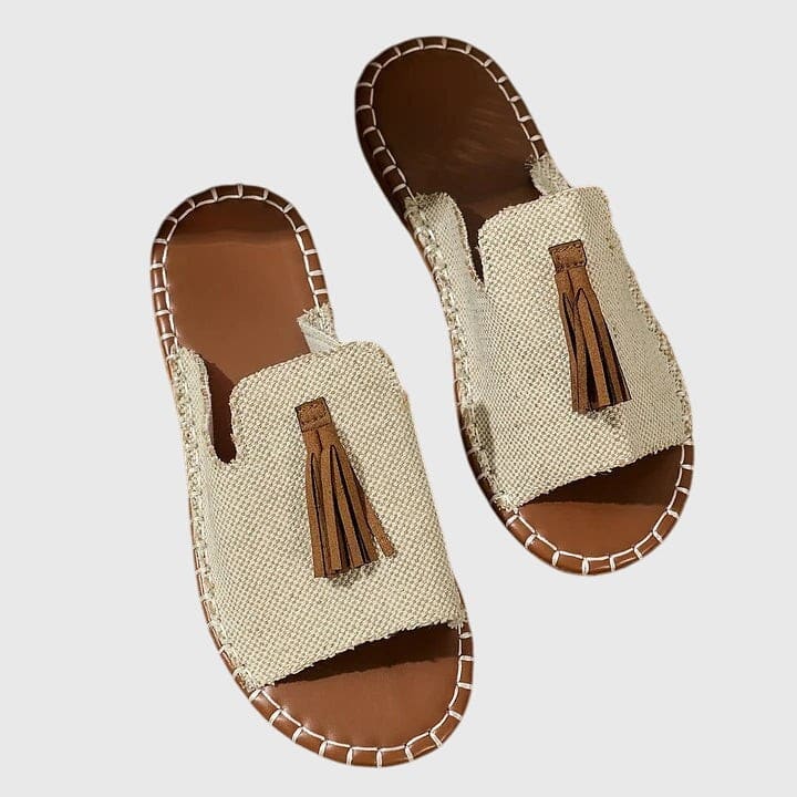 Nina Tassel Slide Orthopedic Sandals
