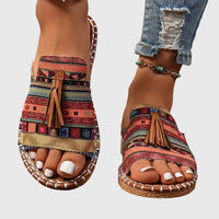 Nina Tassel Slide Orthopedic Sandals