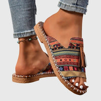 Nina Tassel Slide Orthopedic Sandals