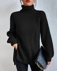 Tahnee Chunky Knit Turtleneck Sweater