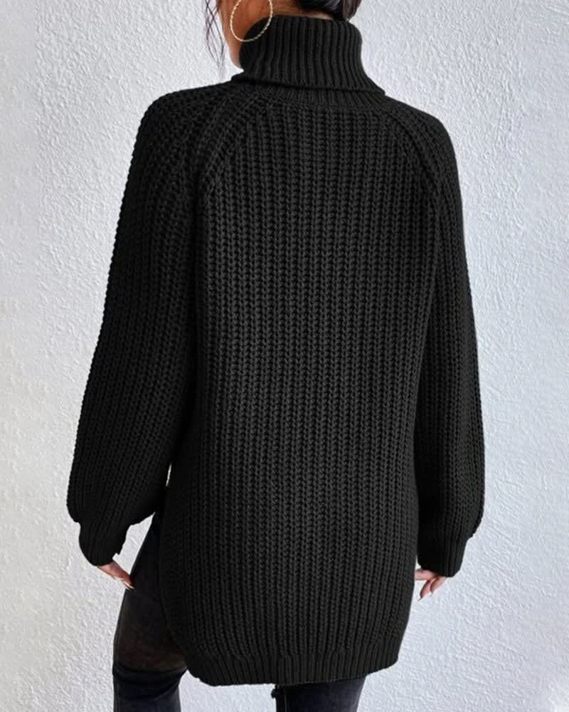 Tahnee Chunky Knit Turtleneck Sweater
