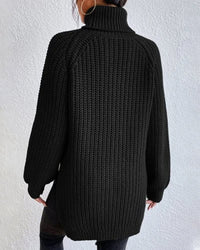 Tahnee Chunky Knit Turtleneck Sweater