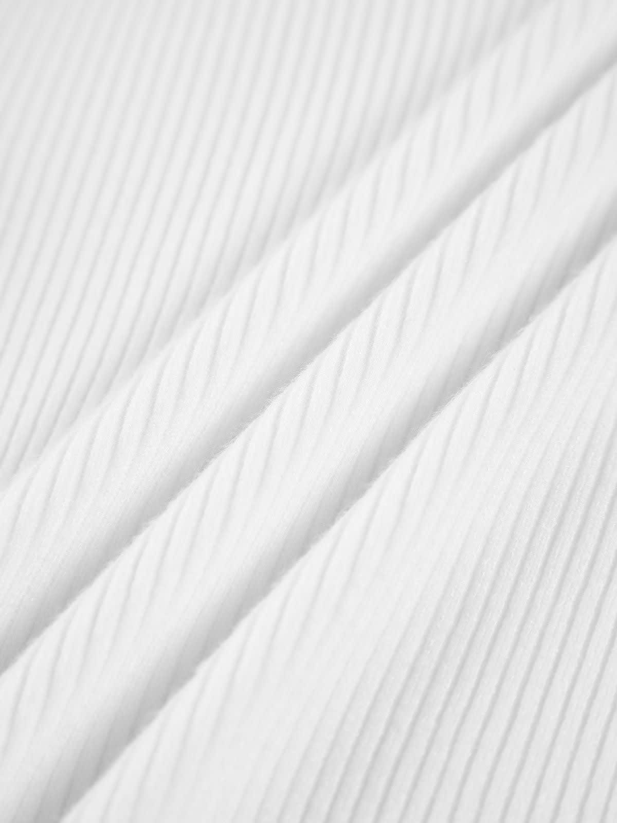 Ronja Ribbed High Neck Top