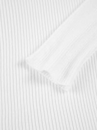 Ronja Ribbed High Neck Top