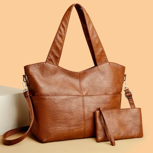 Carole Oversized Tote Bag with Matching Purse_1