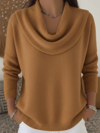 Hinemoa Cowl Neck Knit Sweater