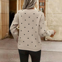Yvonne Polka Dot Knit Sweater