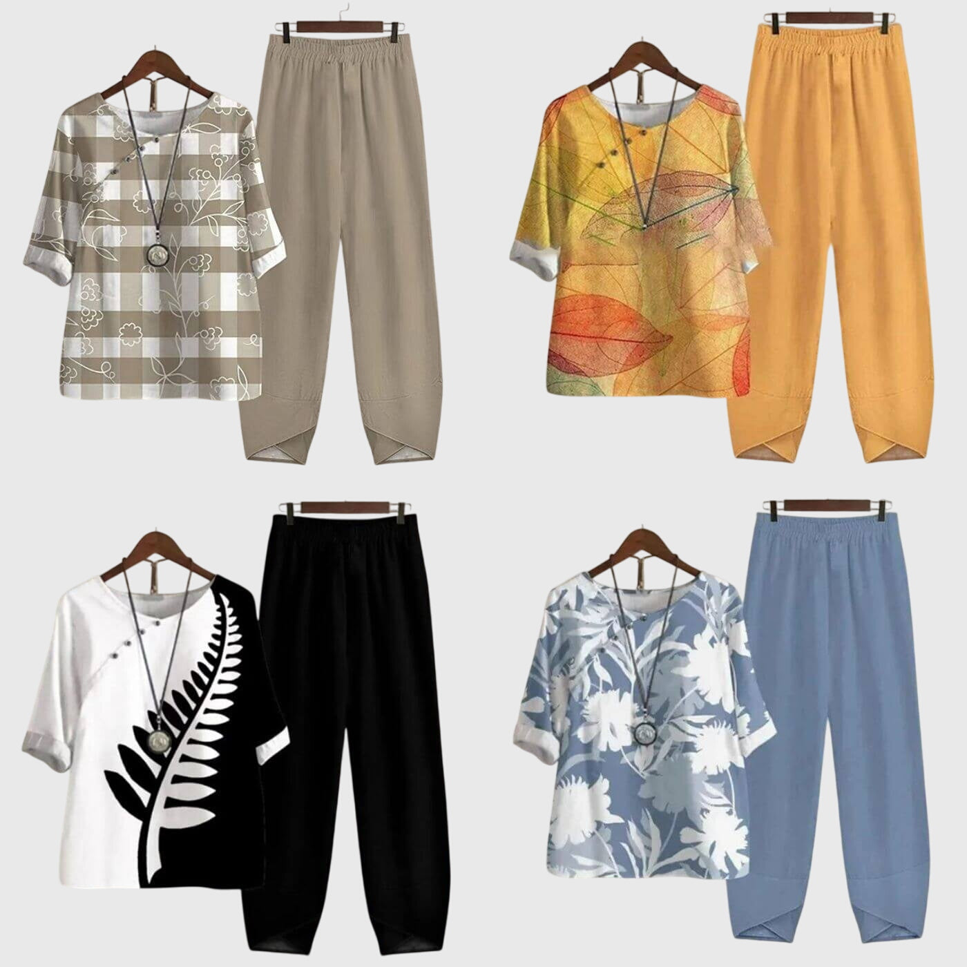 Elspeth Printed Relaxed Two-Piece Set