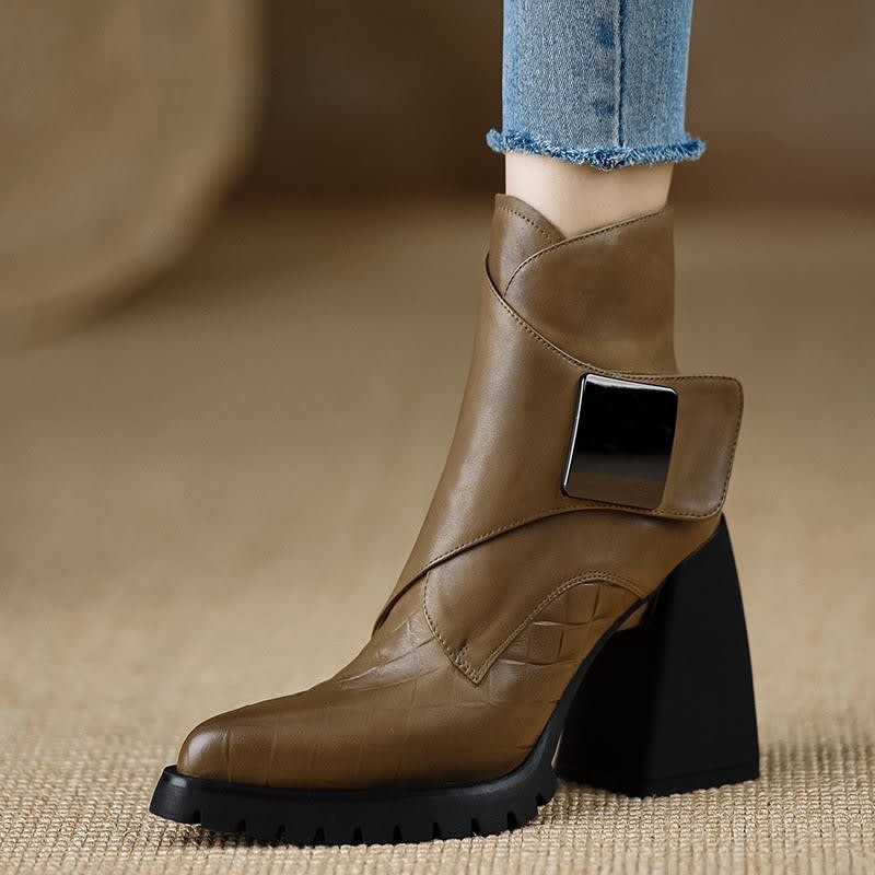 Indi Leather Platform Ankle Boots_11