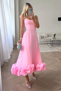 Tayla Wedding Guest Sleeveless Ruffle Hem Maxi Dress