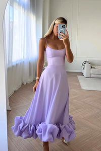 Tayla Wedding Guest Sleeveless Ruffle Hem Maxi Dress