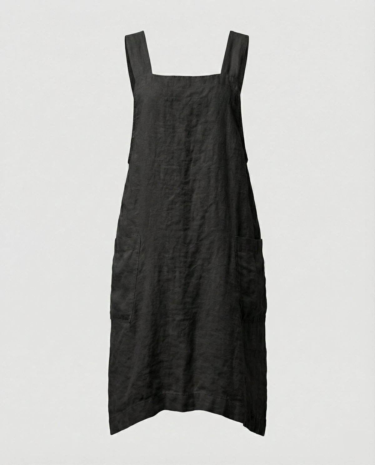 Eva Linen Pinafore Dress with Deep Pockets_7