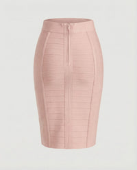Hadley High Waist Bandage Party Midi Skirt