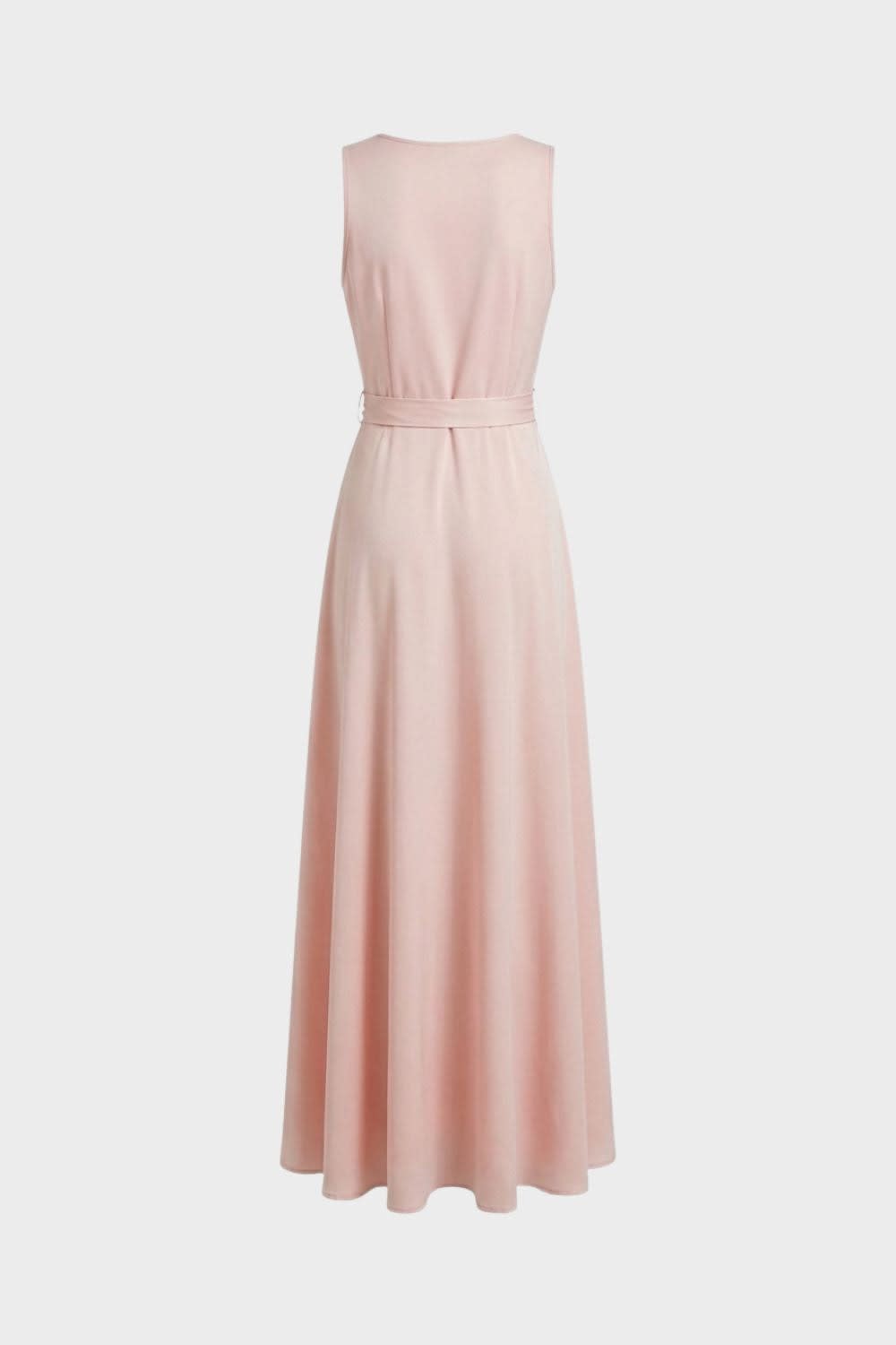 Heloise Satin Surplice Wedding Guest Maxi Dress