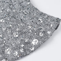 Everly Sequin Sleeveless Peplum Top