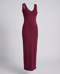 Lauryn Scoop Neck Bodycon Maxi Dress