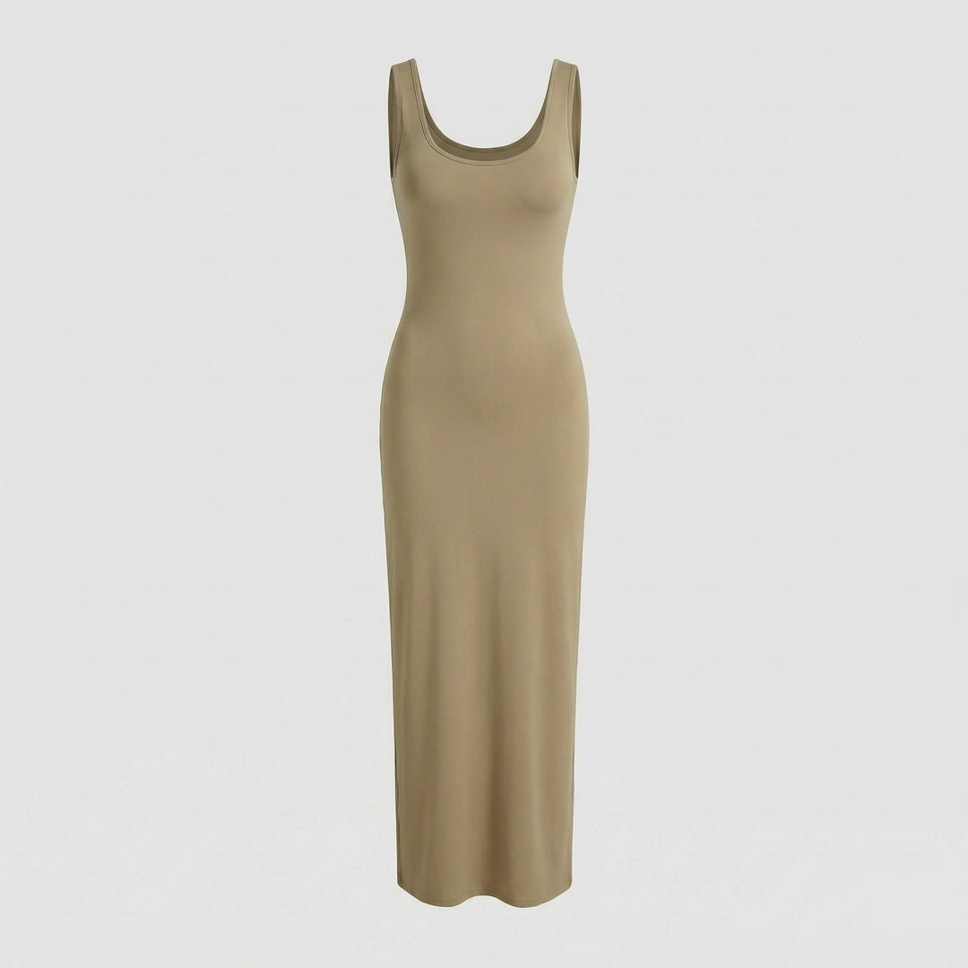 Lauryn Scoop Neck Bodycon Maxi Dress