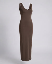 Lauryn Scoop Neck Bodycon Maxi Dress