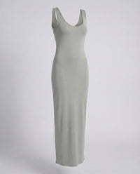 Lauryn Scoop Neck Bodycon Maxi Dress