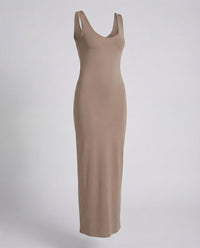 Lauryn Scoop Neck Bodycon Maxi Dress
