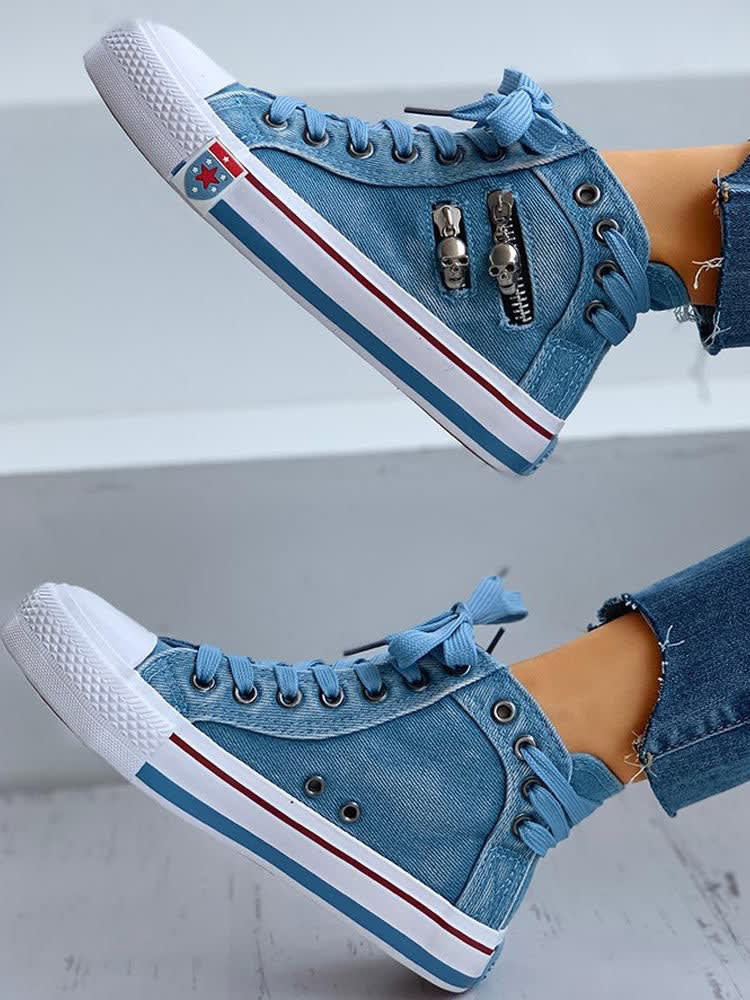 Roux Denim High Top Sneakers