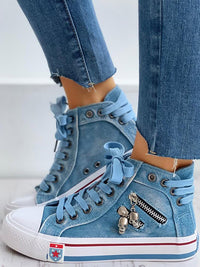 Roux Denim High Top Sneakers