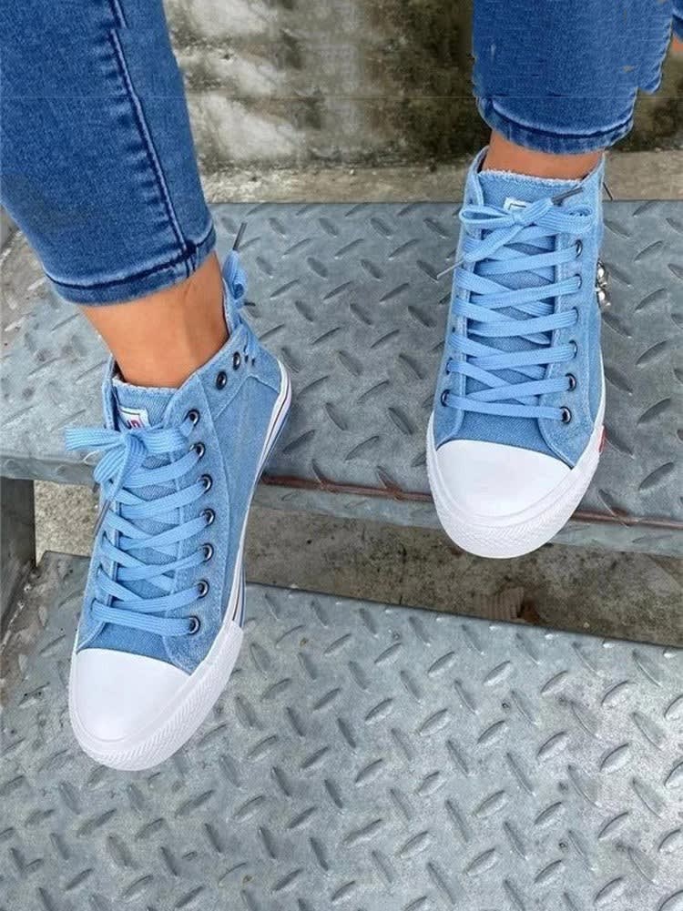 Roux Denim High Top Sneakers