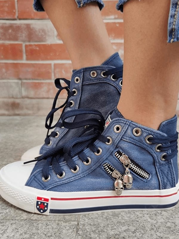 Roux Denim High Top Sneakers_9
