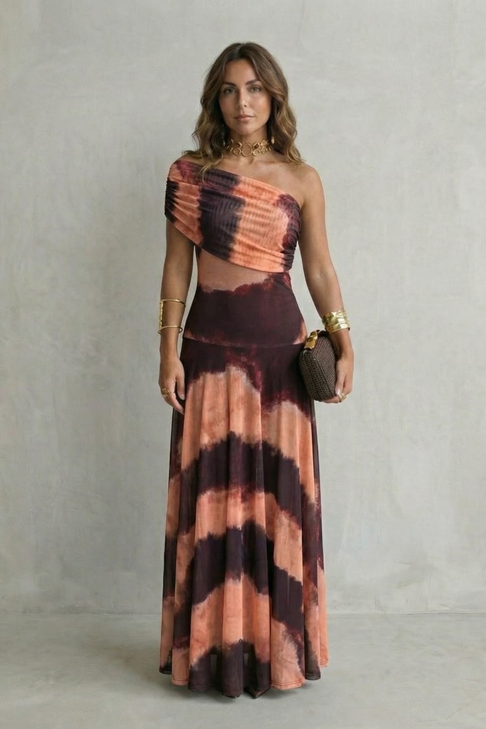 Jenna One Shoulder Draped Maxi Dress_8