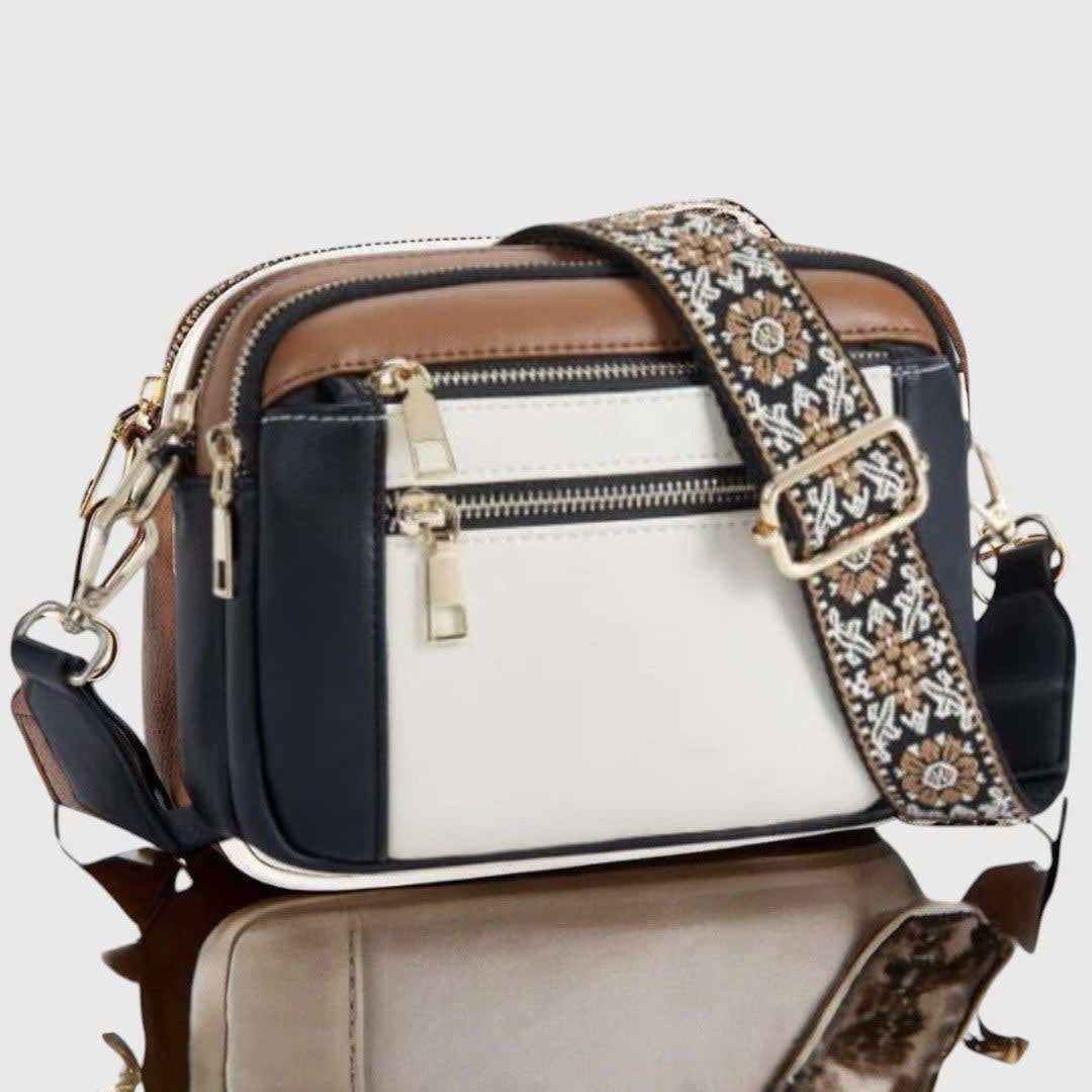 Clarice Faux Leather Multi Zip Crossbody Bag_3