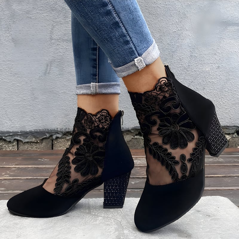 Colette Breathable Ankle Orthopedic Heels_1