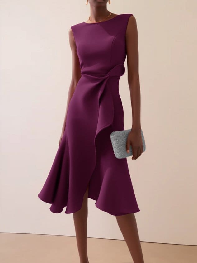 Catalina Asymmetric Ruffle Cocktail Midi Dress_8
