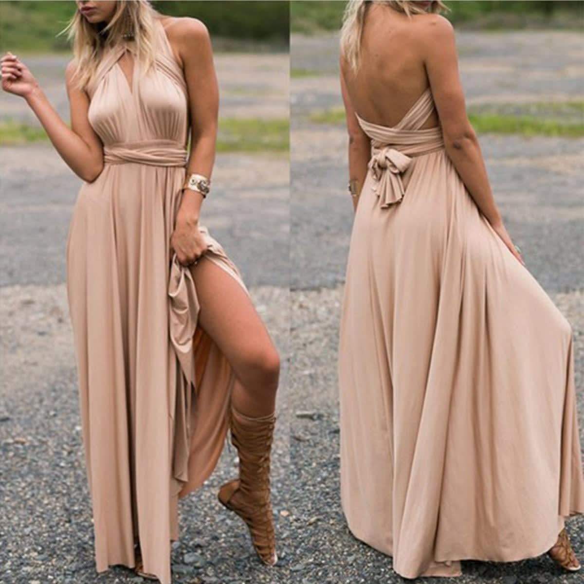 Alannah Multiway Backless Bandage Party Maxi Dress_1