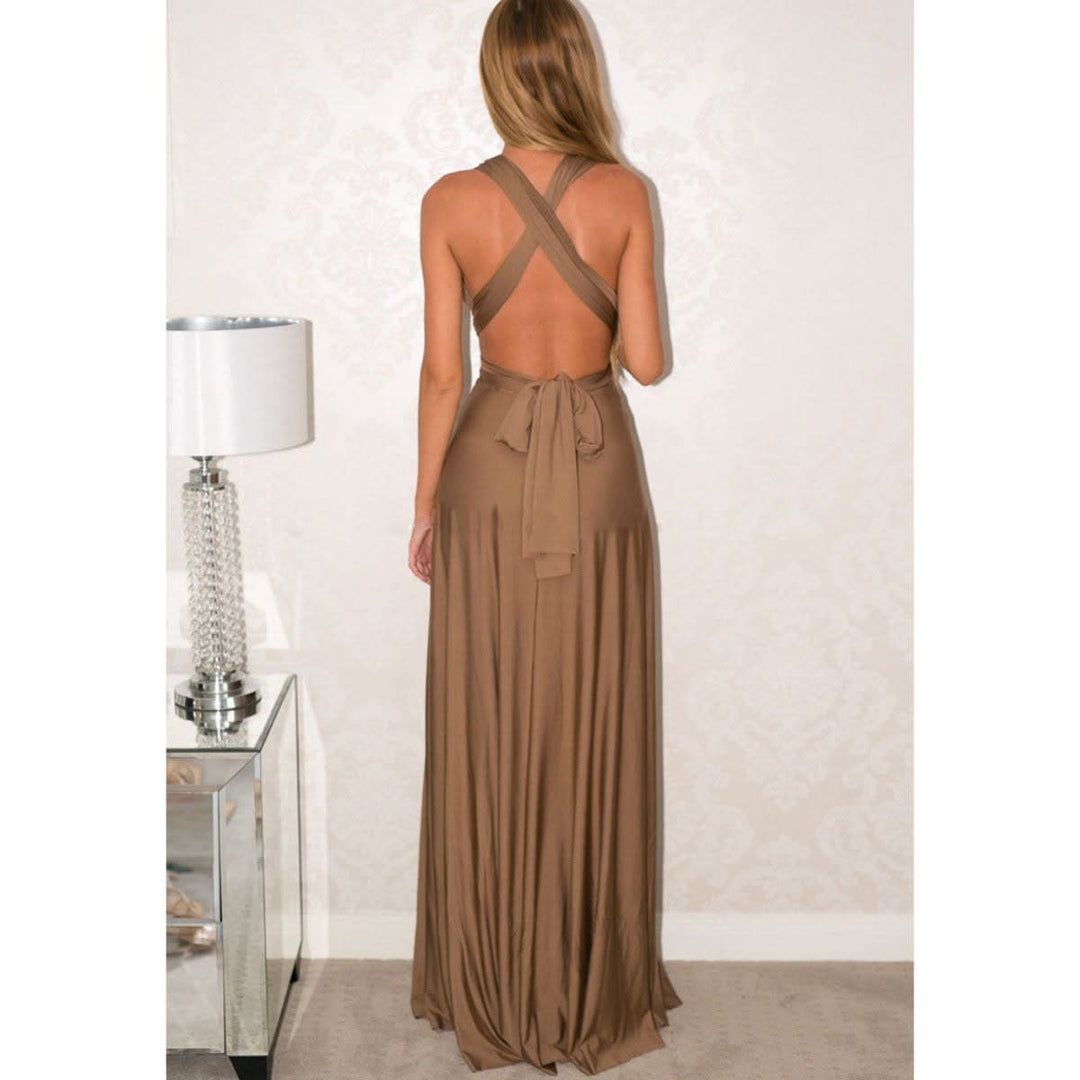 Alannah Multiway Backless Bandage Party Maxi Dress