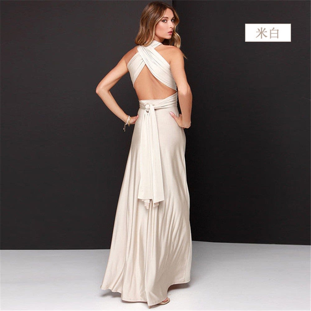 Alannah Multiway Backless Bandage Party Maxi Dress