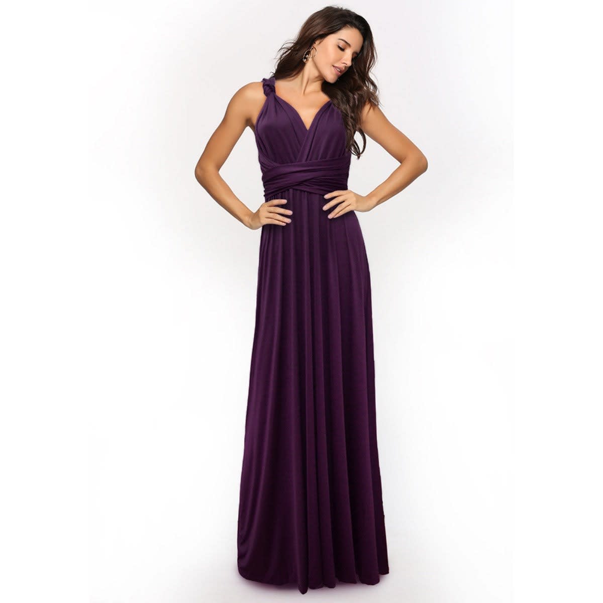 Alannah Multiway Backless Bandage Party Maxi Dress_5