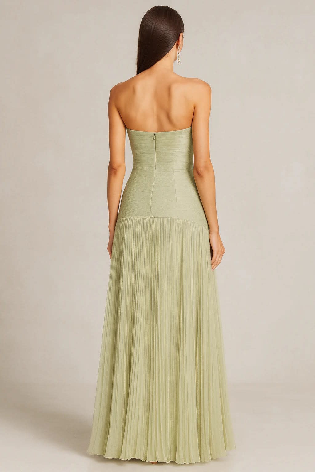 Odette Strapless Flowy Wedding Guest Maxi Dress_3
