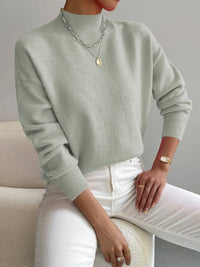 Signe Relaxed Mock Neck Sweater