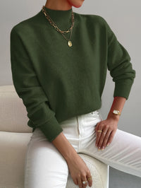 Signe Relaxed Mock Neck Sweater