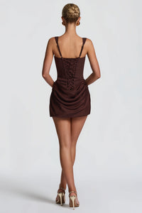 Ember Ruched Bodycon Party Mini Dress