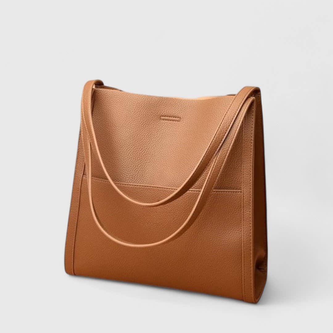 Connie Faux Leather Shoulder Tote Bag_1