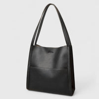 Connie Faux Leather Shoulder Tote Bag