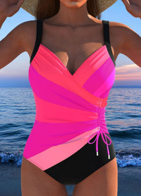Saskia Prescott Surplice Floral Tummy Control Swimsuit