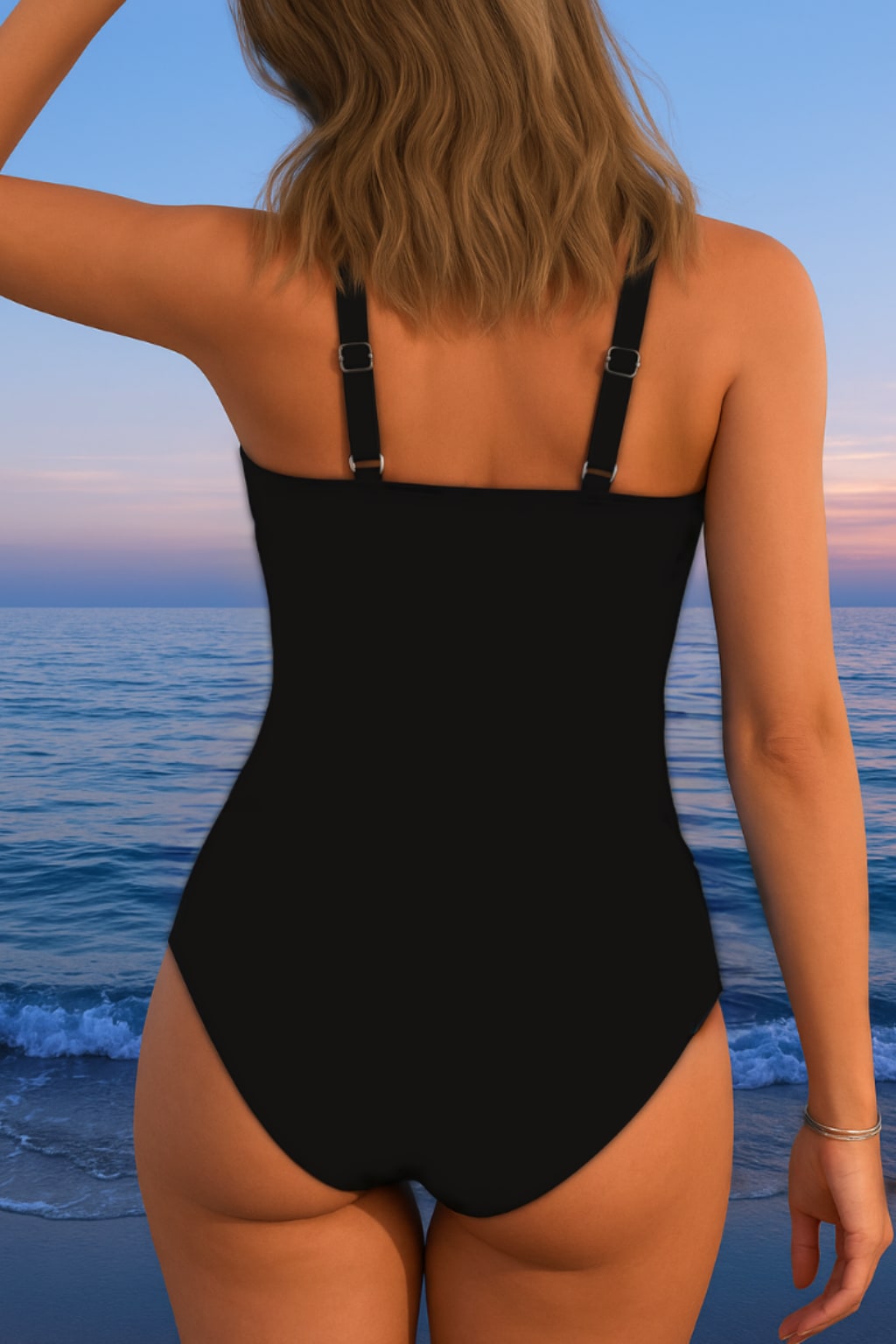 Saskia Prescott Surplice Floral Tummy Control Swimsuit