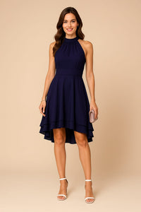 Emmeline Ashford Halter Neck Tiered A-Line Wedding Guest Dress