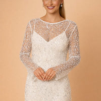 Winifred Sequin Long Sleeve Cocktail Dress