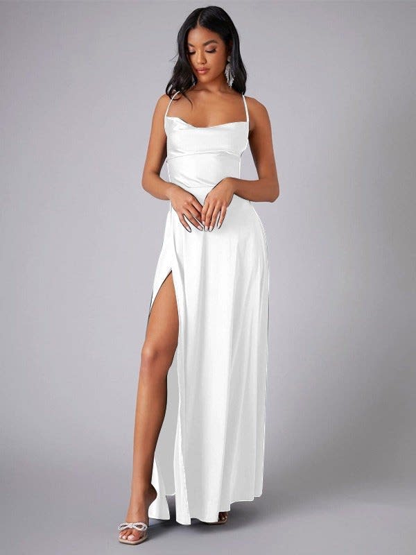 Marguerite Prescott Satin Wedding Guest Maxi Dress_7