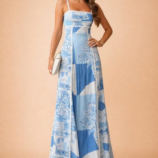 Xenia Floral Print Flowy Maxi Dress_1